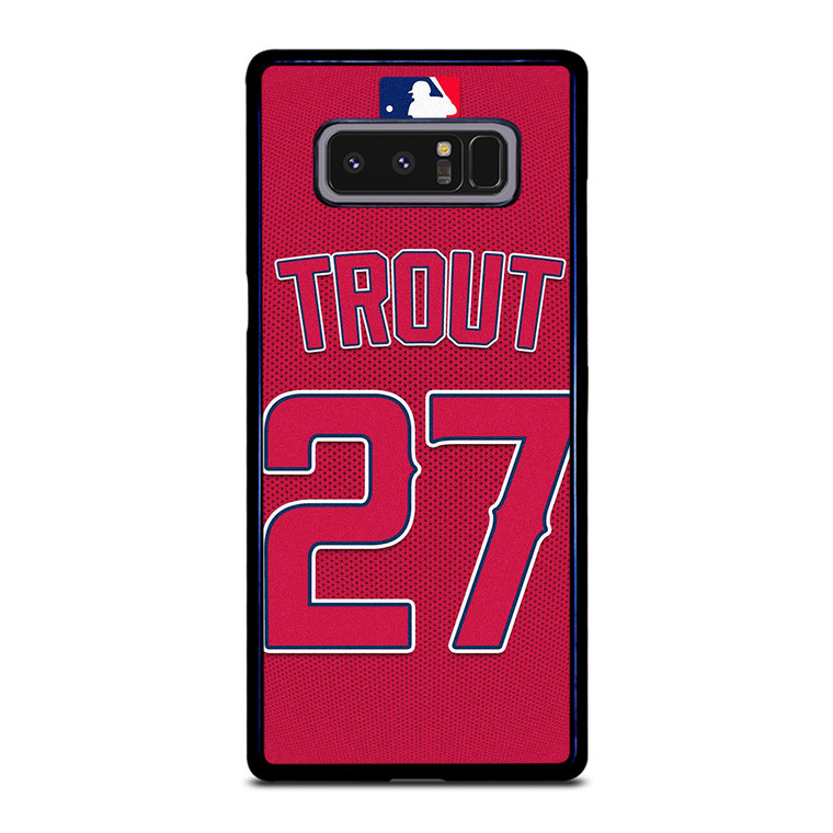 MIKE TROUT LOS ANGELES ANGELS MLB Samsung Galaxy Note 8 Case Cover