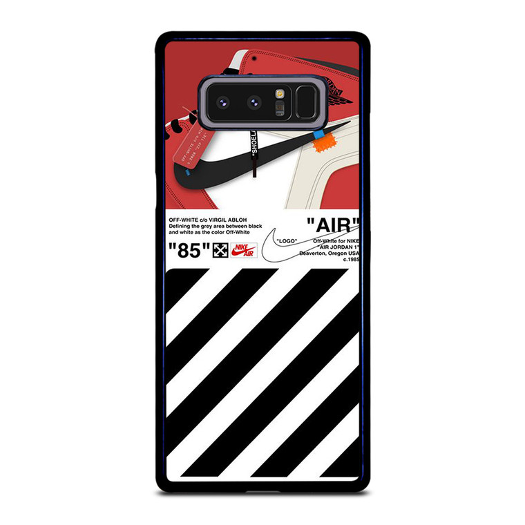NIKE AIR JORDAN OFFWHITE SHOES Samsung Galaxy Note 8 Case Cover NIKE AIR JORDAN OFFWHITE SHOES Samsung Galaxy Note 8 Case Cover