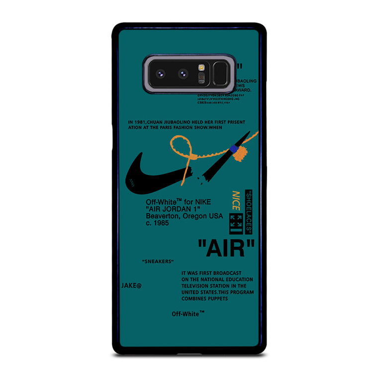 NIKE AIR OFF WHITE TOSCA Samsung Galaxy Note 8 Case Cover