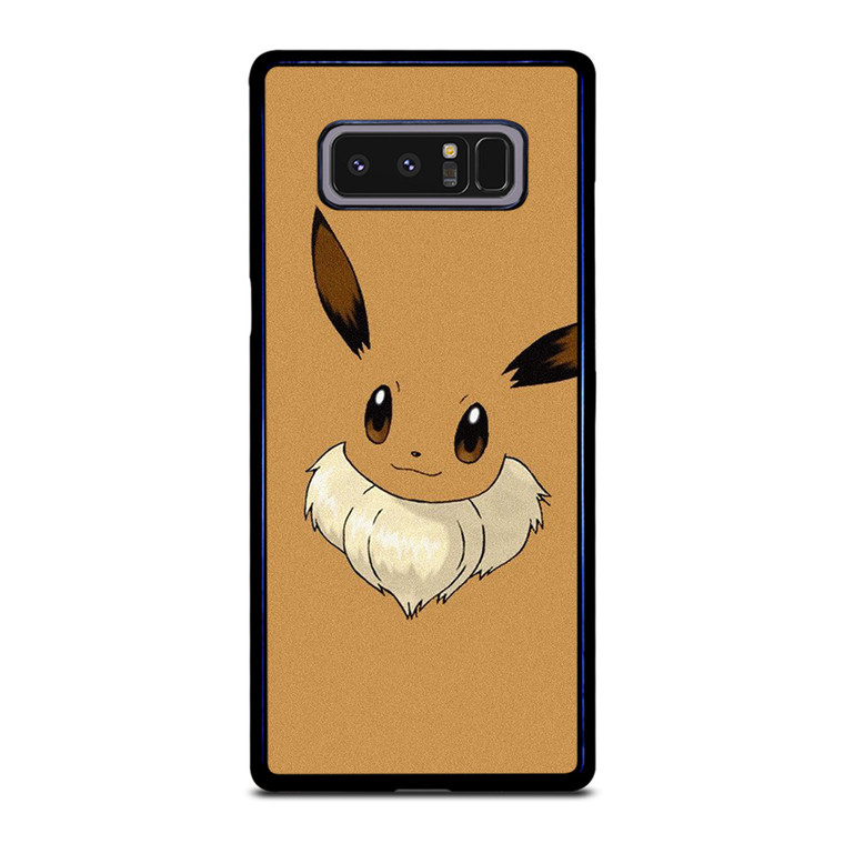 POKEMON CUTE EEVEE FLAT Samsung Galaxy Note 8 Case Cover
