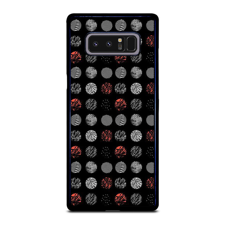 TWENTY ONE PILOTS BLURRYFACE PATTERN Samsung Galaxy Note 8 Case Cover