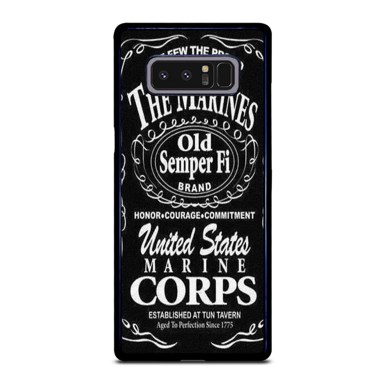 UNITED STATES US MARINE CORPS Samsung Galaxy Note 8 Case Cover