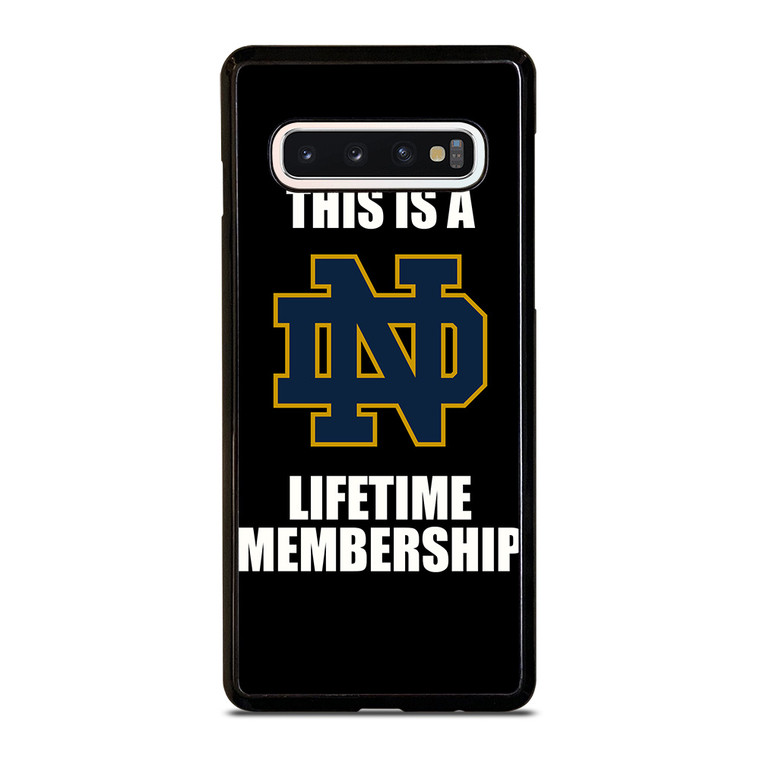 NOTRE DAME FIGHTING IRISH MEMBERSHIP Samsung Galaxy S10 Case Cover