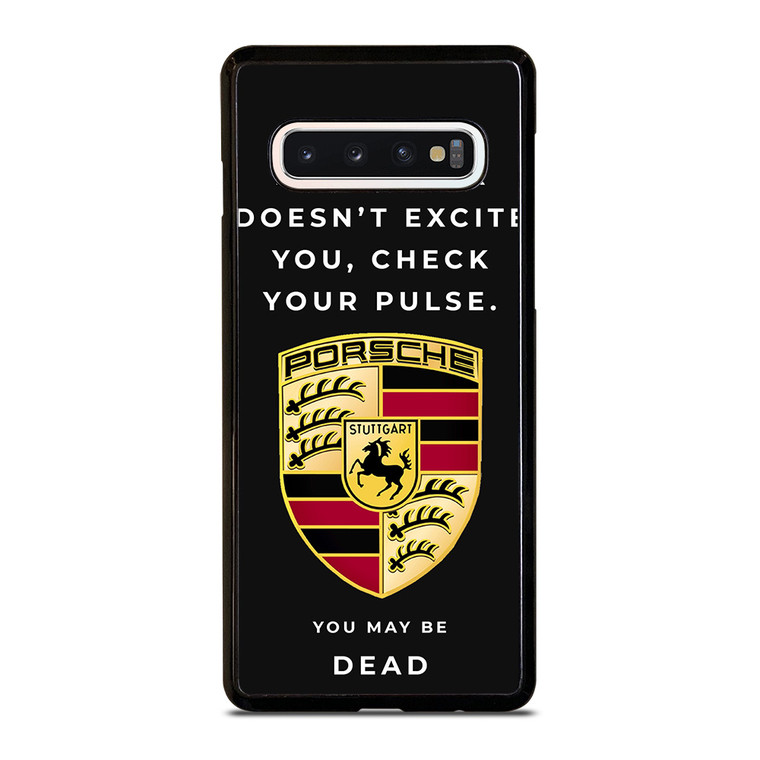 PORSCHE CAR QUOTES Samsung Galaxy S10 Case Cover