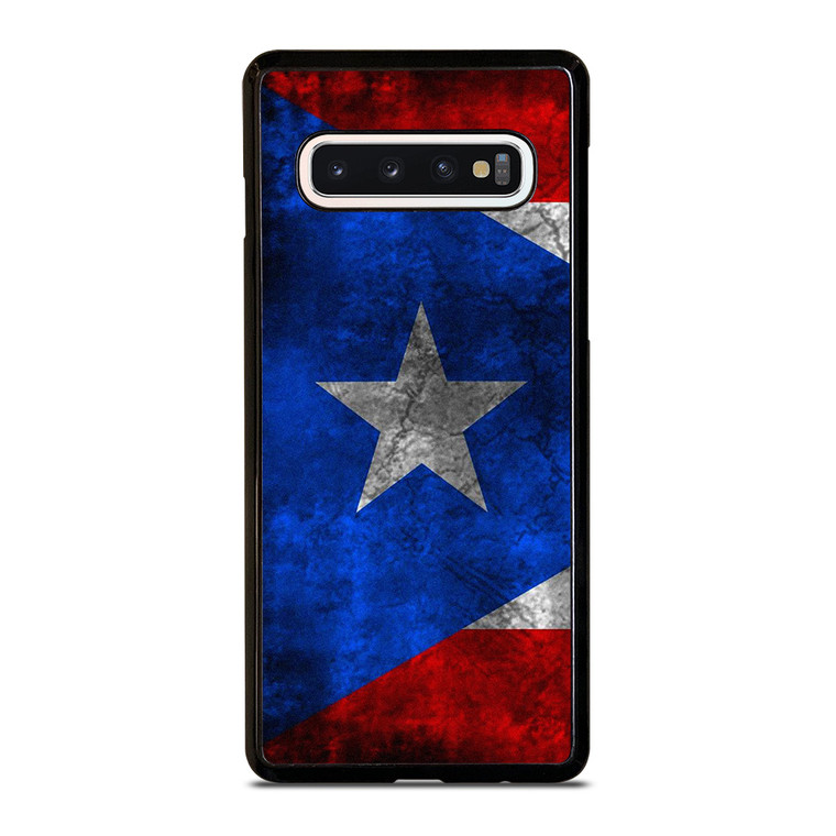 PUERTO RICO RUSTY FLAG Samsung Galaxy S10 Case Cover