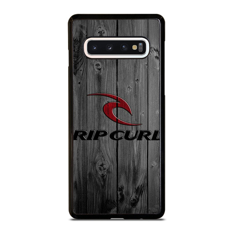 RIP CURL SURFING WOODEN LOGO Samsung Galaxy S10 Case Cover