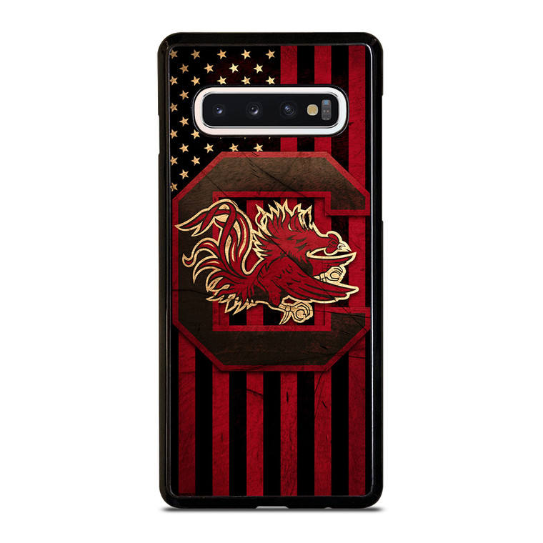 SOUTH CAROLINA GAMECOCKS FOOTBALL FLAG Samsung Galaxy S10 Case Cover
