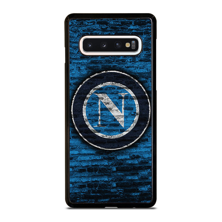 SSC NAPOLI TEXTURED LOGO Samsung Galaxy S10 Case Cover