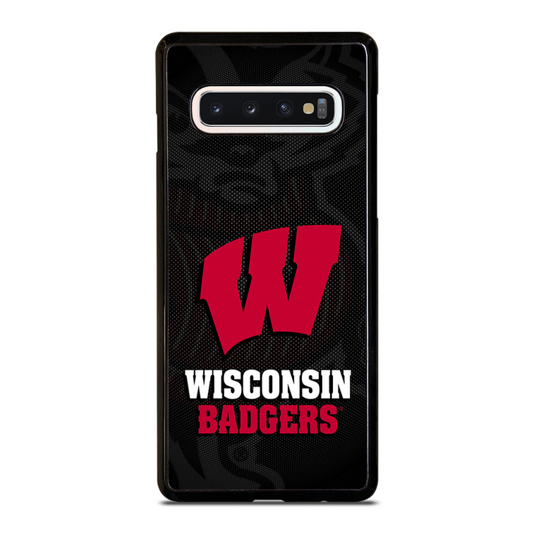 WISCONSIN BADGERS UNIVERSITY FOOTBALL Samsung Galaxy S10 Case Cover
