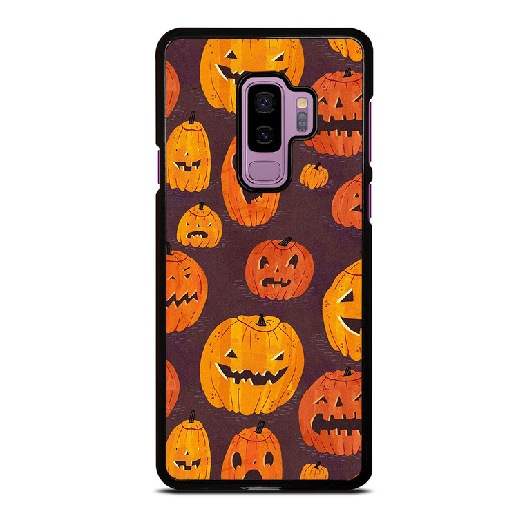 HALLOWEEN PUMPKINS PATTERN Samsung Galaxy S9 Plus Case Cover