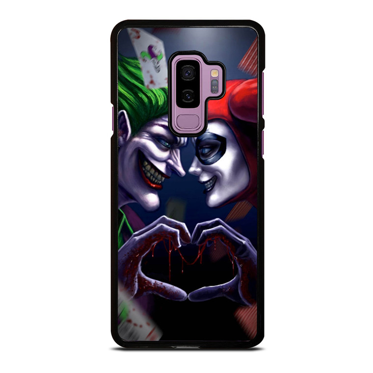 JOKER LOVE HARLEY QUINN ART Samsung Galaxy S9 Plus Case Cover