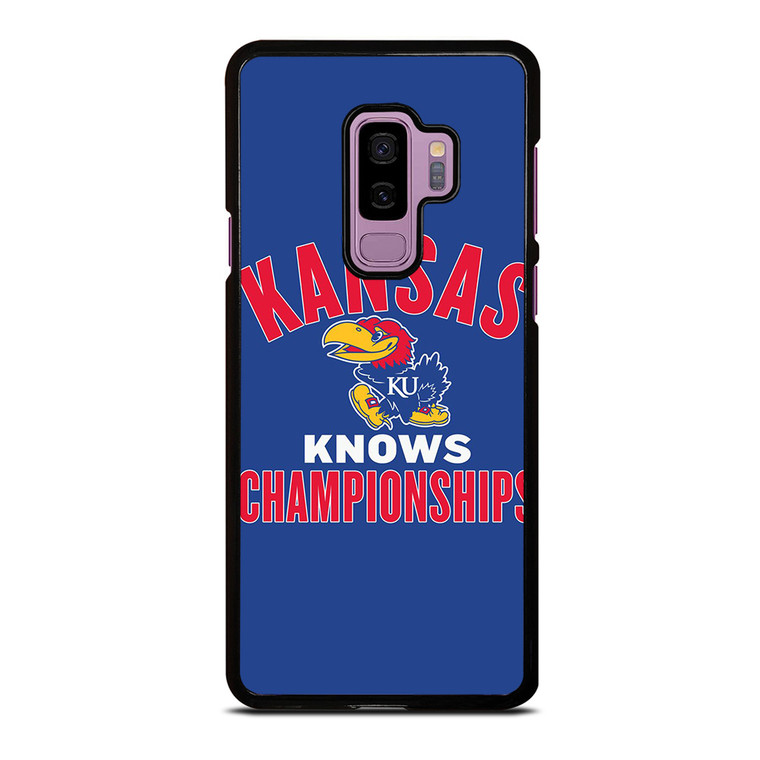 KANSAS JAYHAWKS BASKETBALL CHAMPIONS Samsung Galaxy S9 Plus Case Cover