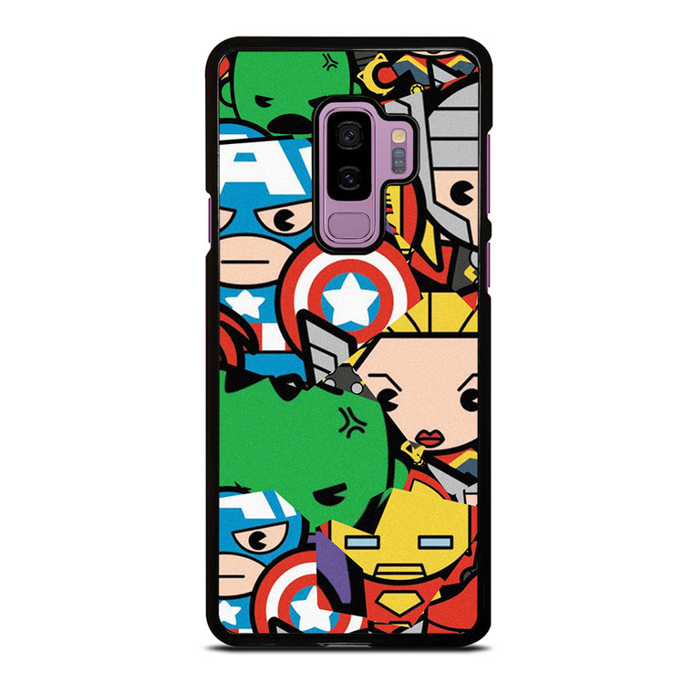 MARVEL COMIC CHARACTERS COLLAGE Samsung Galaxy S9 Plus Case Cover