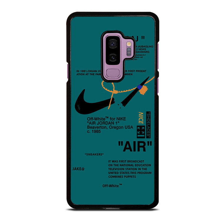 NIKE AIR OFF WHITE TOSCA Samsung Galaxy S9 Plus Case Cover