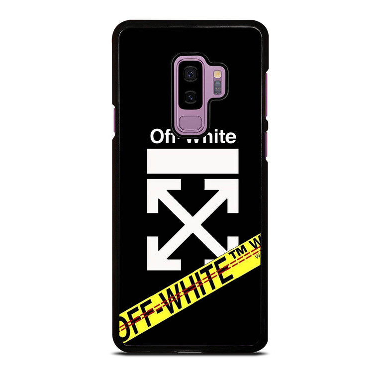 OFF WHITE YELLOW LABEL Samsung Galaxy S9 Plus Case Cover