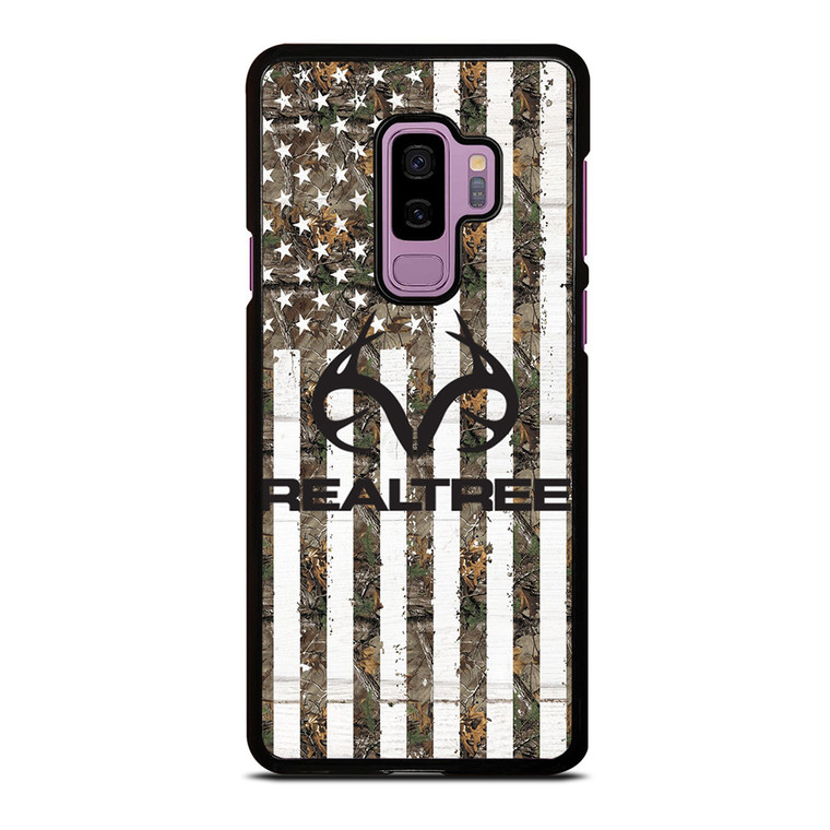 REALTREE AMERICAN FLAG LOGO Samsung Galaxy S9 Plus Case Cover