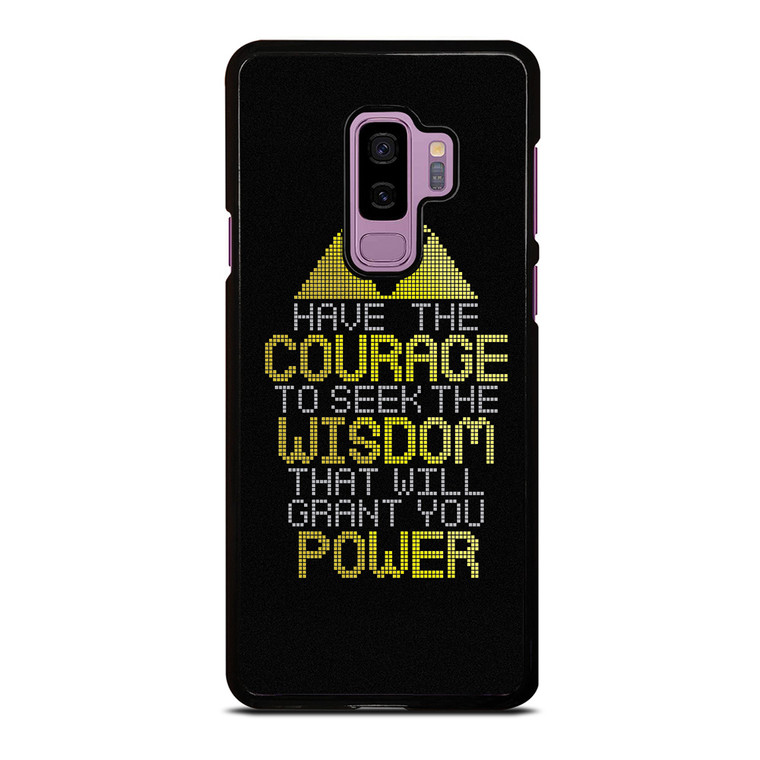 TRIFORCE ZELDA QUOTES Samsung Galaxy S9 Plus Case Cover