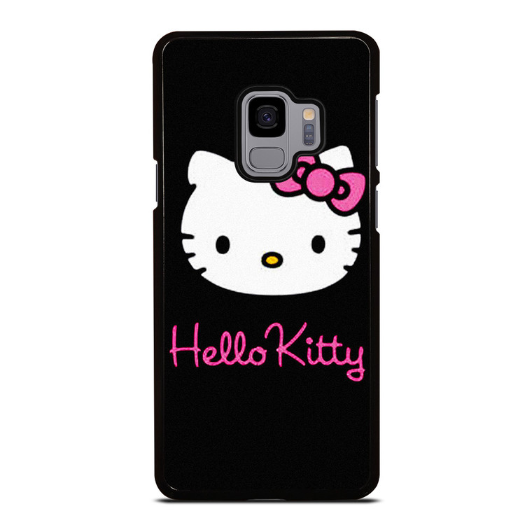 HELLO KITTY BLACK Samsung Galaxy S9 Case Cover