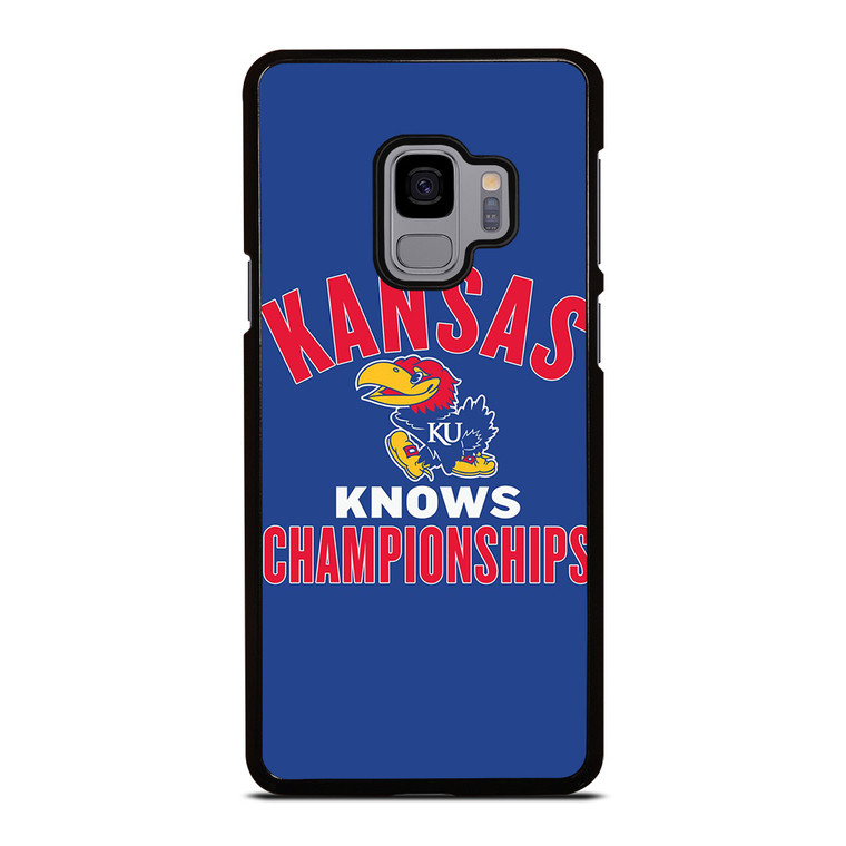 KANSAS JAYHAWKS BASKETBALL CHAMPIONS Samsung Galaxy S9 Case Cover