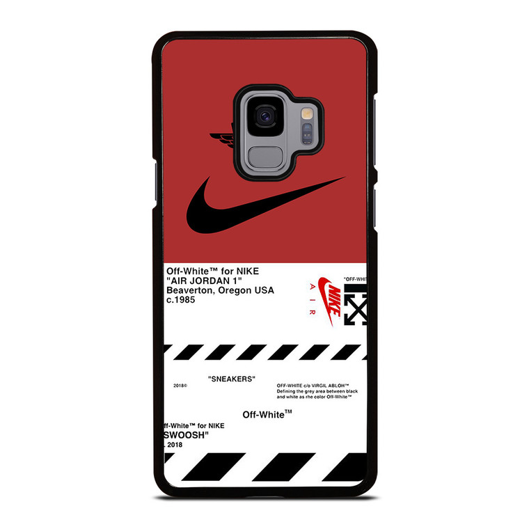 NIKE AIR JORDAN OFF WHITE LOGO Samsung Galaxy S9 Case Cover
