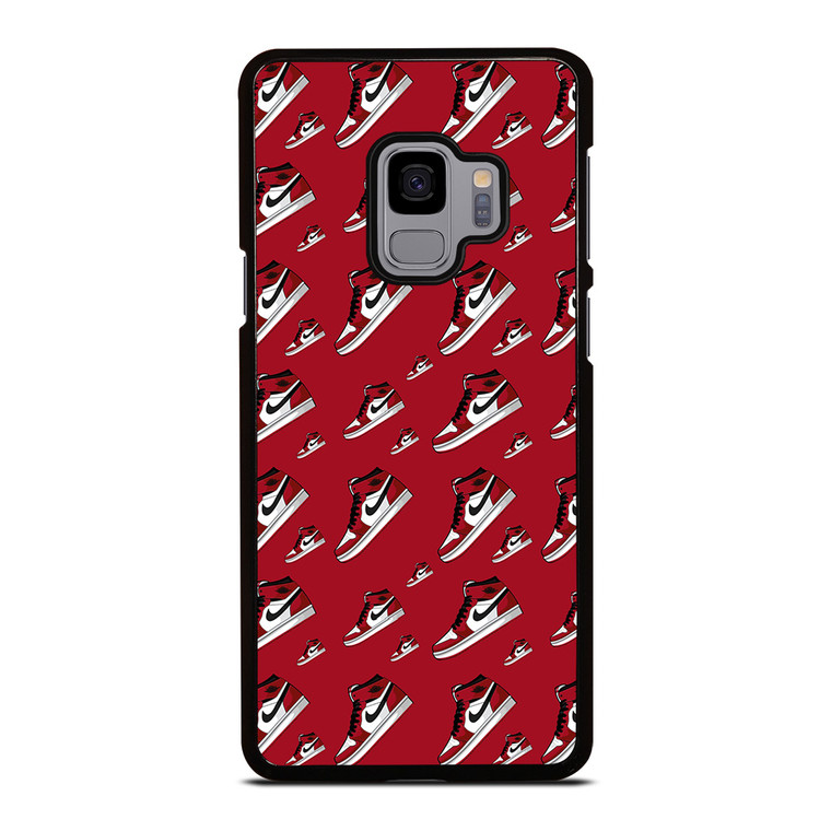 NIKE AIR JORDAN SHOES PATTERN Samsung Galaxy S9 Case Cover