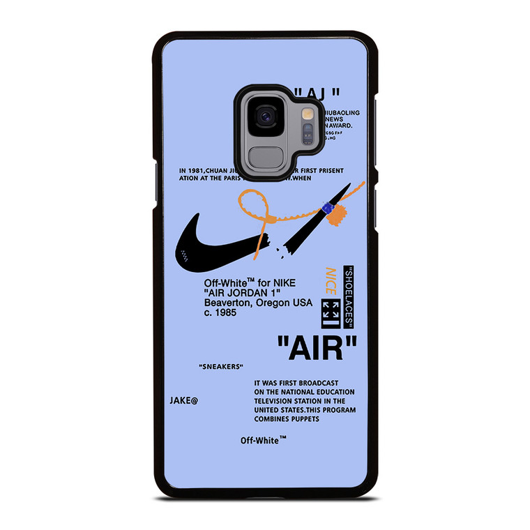 NIKE AIR OFF WHITE TARO Samsung Galaxy S9 Case Cover