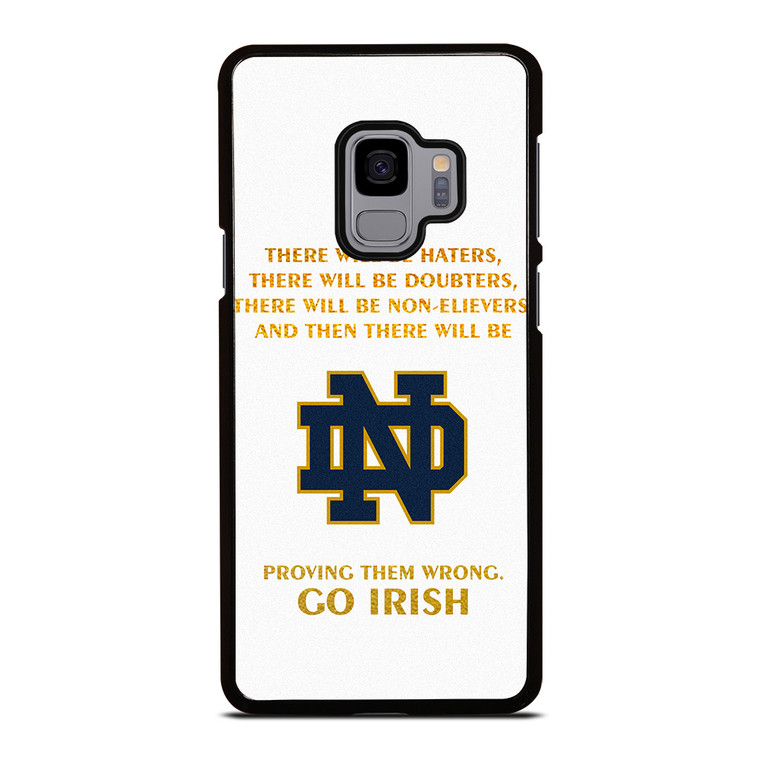 NOTRE DAME FIGHTING IRISH QUOTES Samsung Galaxy S9 Case Cover