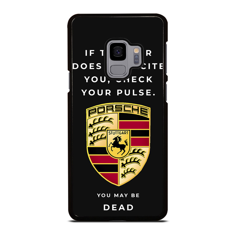 PORSCHE CAR QUOTES Samsung Galaxy S9 Case Cover