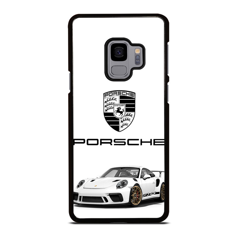 PORSCHE GT3 RS WHITE Samsung Galaxy S9 Case Cover