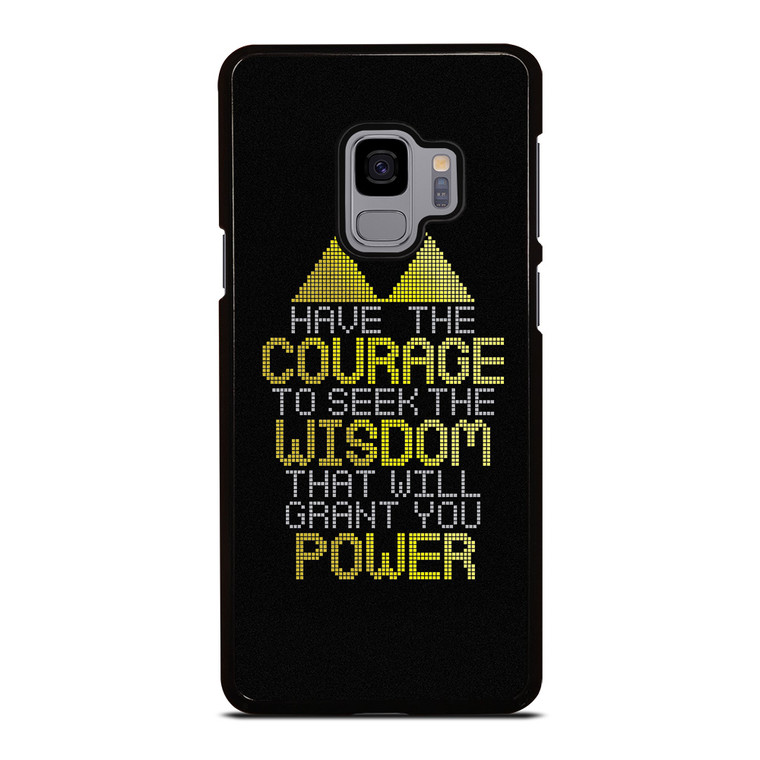 TRIFORCE ZELDA QUOTES Samsung Galaxy S9 Case Cover
