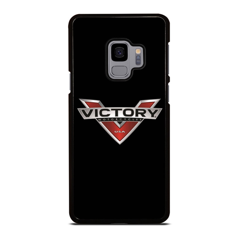 VICTORY MOTORCYCLES USA BLACK Samsung Galaxy S9 Case Cover