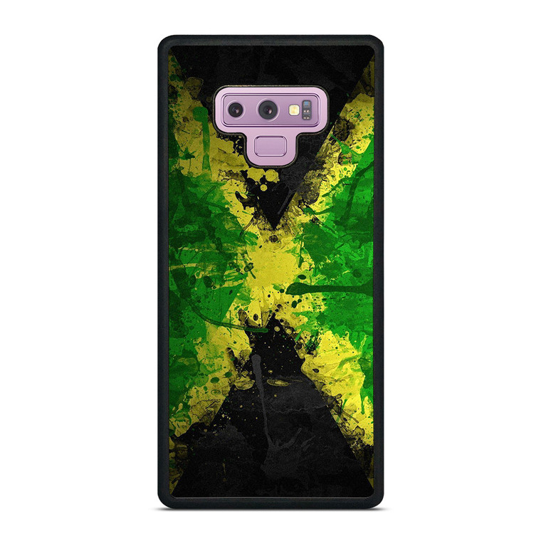 JAMAICAN FLAG SPLASH Samsung Galaxy Note 9 Case Cover