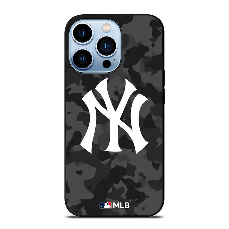 NEW YORK YANKEES BASEBALL BLACK CAMO iPhone 13 Pro Max Case Cover
