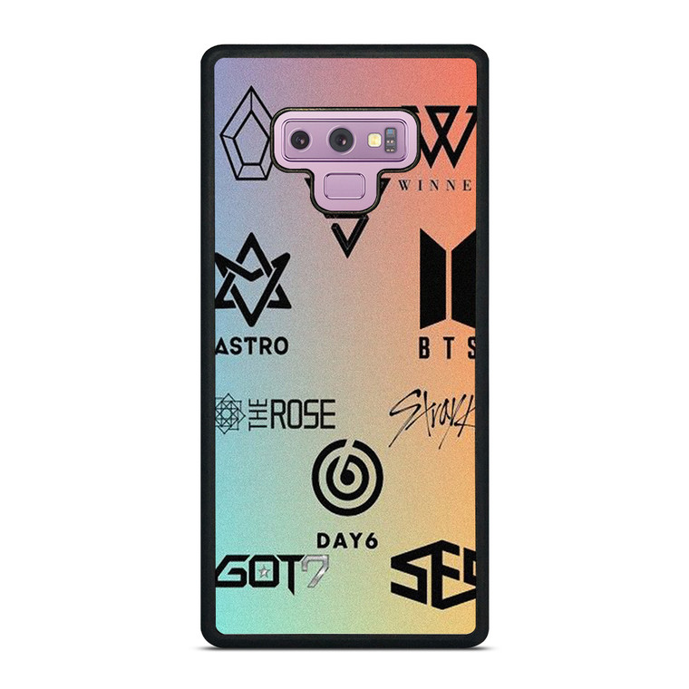 KPOP BAND LOGO Samsung Galaxy Note 9 Case Cover