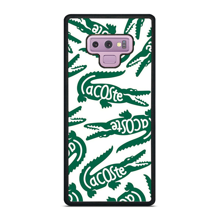 LACOSTE PATTERN Samsung Galaxy Note 9 Case Cover LACOSTE PATTERN Samsung Galaxy Note 9 Case Cover