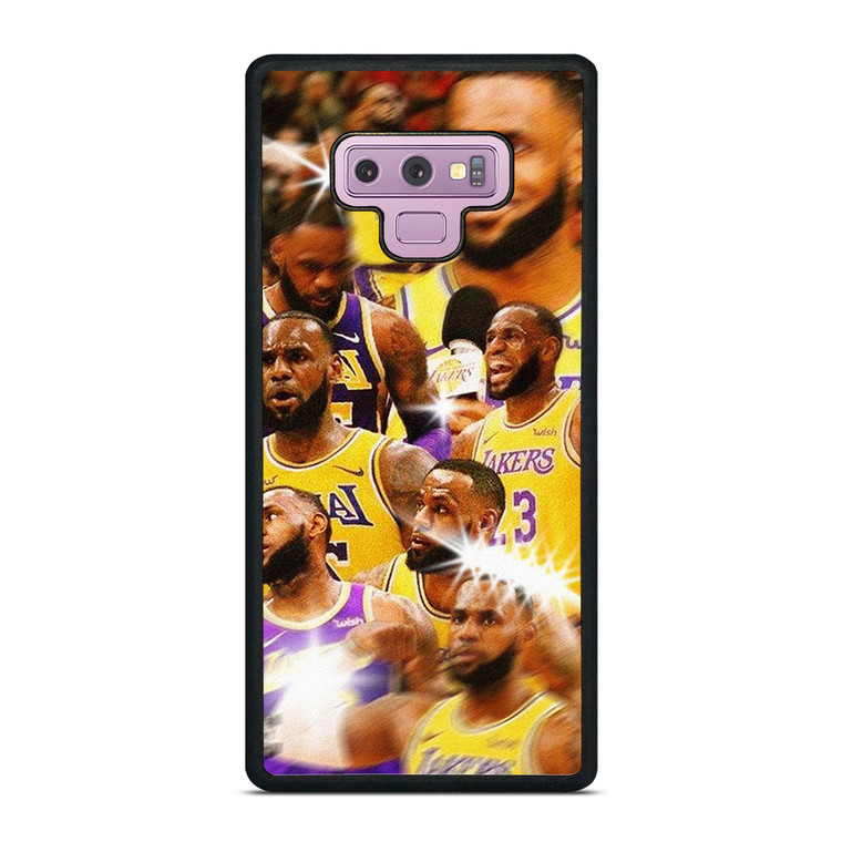 LEBRON JAMES LAKERS COLLAGE 2 Samsung Galaxy Note 9 Case Cover