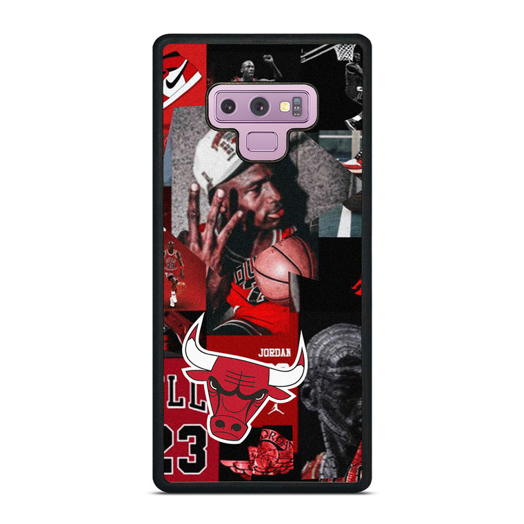 MICHAEL JORDAN CHICAGO BULLS COLLAGE Samsung Galaxy Note 9 Case Cover