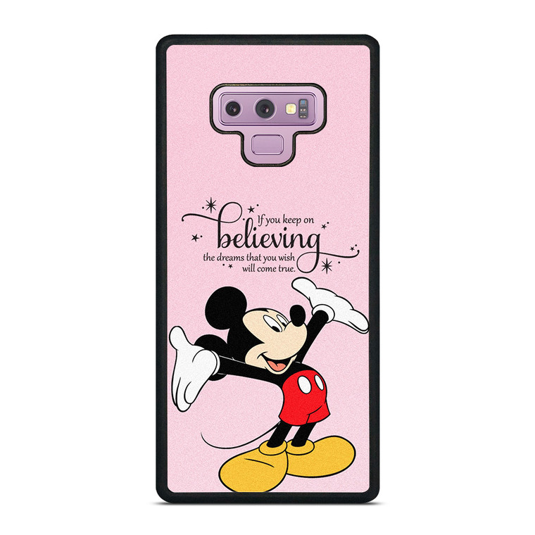 MICKEY MOUSE DISNEY QUOTES Samsung Galaxy Note 9 Case Cover