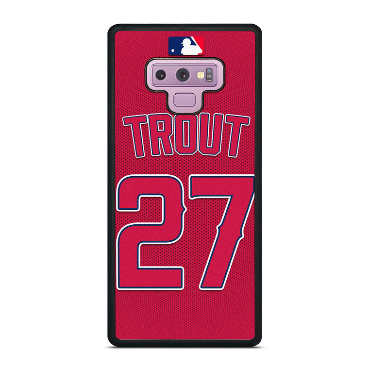 MIKE TROUT LOS ANGELES ANGELS MLB Samsung Galaxy Note 9 Case Cover MIKE TROUT LOS ANGELES ANGELS MLB Samsung Galaxy Note 9 Case Cover