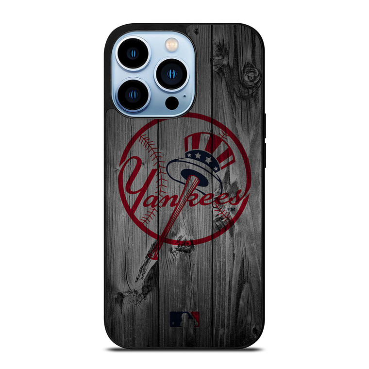 NEW YORK YANKEES BASEBALL MLB WOOD LOGO iPhone 13 Pro Max Case Cover