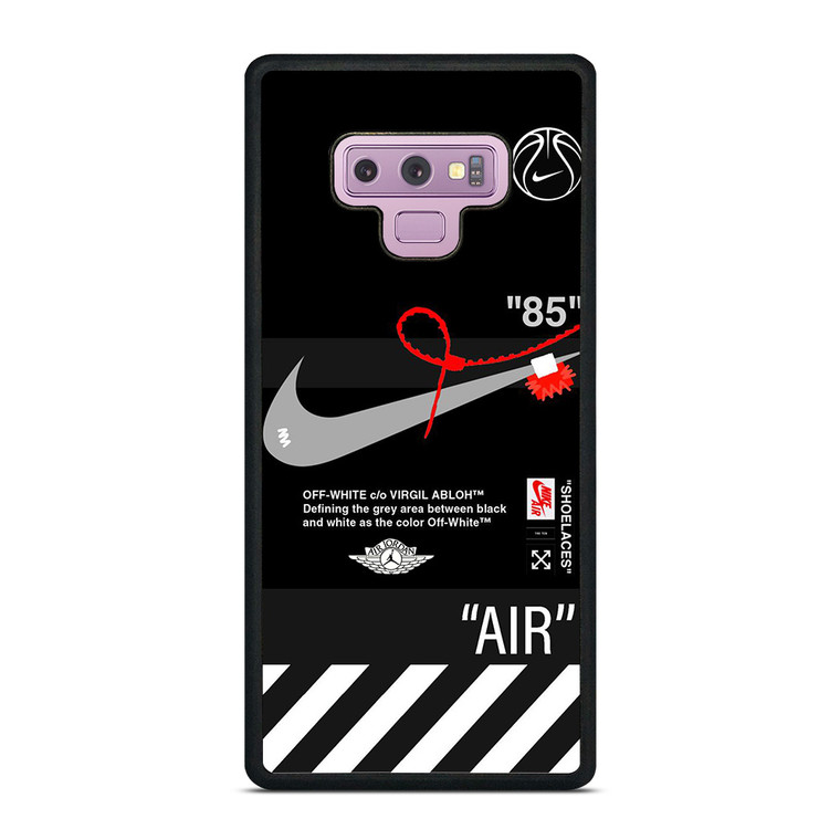 NIKE AIR JORDAN OFF WHITE STRIPES Samsung Galaxy Note 9 Case Cover
