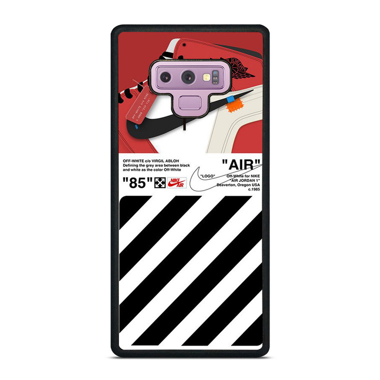 NIKE AIR JORDAN OFFWHITE SHOES Samsung Galaxy Note 9 Case Cover