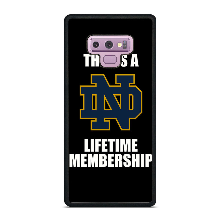 NOTRE DAME FIGHTING IRISH MEMBERSHIP Samsung Galaxy Note 9 Case Cover