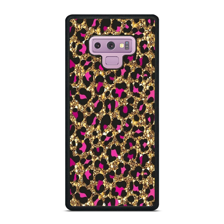 PINK LEOPARD GLITTER SKIN Samsung Galaxy Note 9 Case Cover