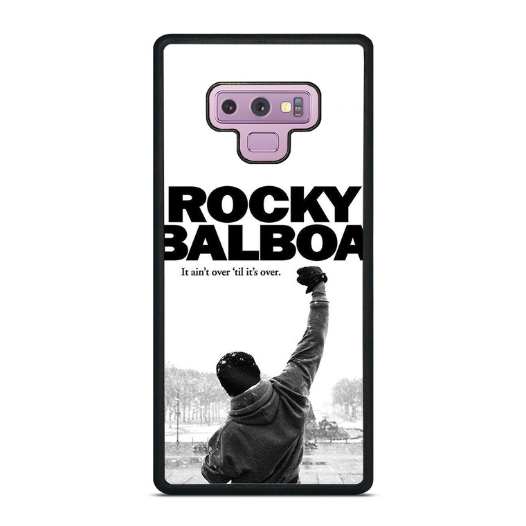 ROCKY BALBOA BOXING QUOTES Samsung Galaxy Note 9 Case Cover ROCKY BALBOA BOXING QUOTES Samsung Galaxy Note 9 Case Cover