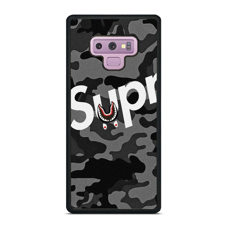 SUPREME BAPE SHARK Samsung Galaxy Note 9 Case Cover SUPREME BAPE SHARK Samsung Galaxy Note 9 Case Cover