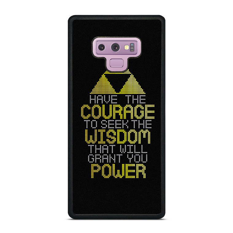 TRIFORCE ZELDA QUOTES Samsung Galaxy Note 9 Case Cover