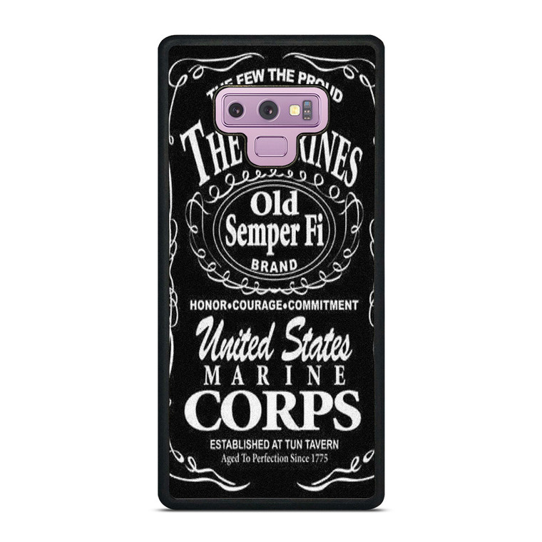 UNITED STATES US MARINE CORPS Samsung Galaxy Note 9 Case Cover