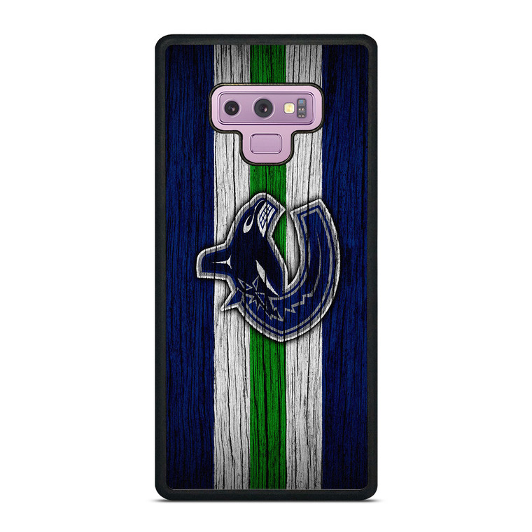 VANCOUVER CANUCKS WOODEN LOGO Samsung Galaxy Note 9 Case Cover