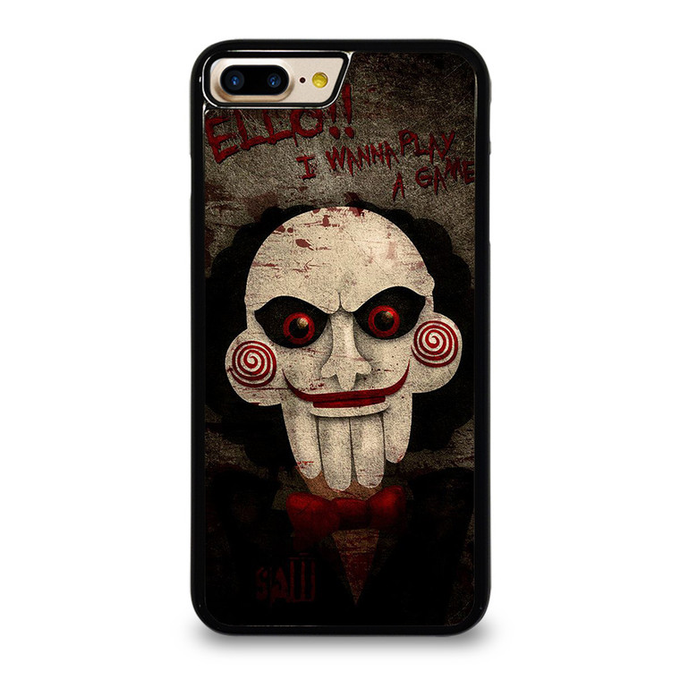 JIGSAW MOVIES I WANNA PLAY A GAME iPhone 7 / 8 Plus Case Cover